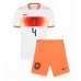 Nederland Virgil van Dijk #4 Uit tenue Kids WK 2026 Korte Mouw (+ Korte broeken)