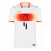Nederland Virgil van Dijk #4 Uit tenue WK 2026 Korte Mouw