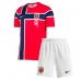 Noorwegen Erling Haaland #9 Thuis tenue Kids WK 2026 Korte Mouw (+ Korte broeken)