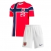 Noorwegen Jorgen Strand Larsen #11 Thuis tenue Kids WK 2026 Korte Mouw (+ Korte broeken)