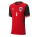 Oostenrijk David Alaba #8 Thuis tenue Dames WK 2026 Korte Mouw