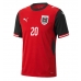 Oostenrijk Konrad Laimer #20 Thuis tenue Kids WK 2026 Korte Mouw (+ Korte broeken)
