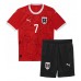 Oostenrijk Marko Arnautovic #7 Thuis tenue Kids EK 2024 Korte Mouw (+ Korte broeken)