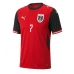 Oostenrijk Marko Arnautovic #7 Thuis tenue Kids WK 2026 Korte Mouw (+ Korte broeken)