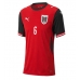 Oostenrijk Nicolas Seiwald #6 Thuis tenue Dames WK 2026 Korte Mouw