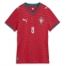 Portugal Bruno Fernandes #8 Thuis tenue Dames WK 2026 Korte Mouw
