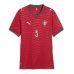 Portugal Diogo Dalot #5 Thuis tenue Dames WK 2026 Korte Mouw
