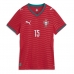 Portugal Joao Neves #15 Thuis tenue Dames WK 2026 Korte Mouw