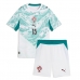 Portugal Joao Neves #15 Uit tenue Kids WK 2026 Korte Mouw (+ Korte broeken)