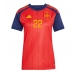 Spanje Pau Cubarsi #22 Thuis tenue Dames WK 2026 Korte Mouw