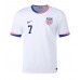 Verenigde Staten Giovanni Reyna #7 Thuis tenue Copa America 2024 Korte Mouw