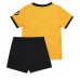 Wolves Thuis tenue Kids 2025-26 Korte Mouw (+ Korte broeken)
