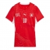 Zwitserland Granit Xhaka #10 Thuis tenue Dames WK 2026 Korte Mouw