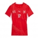 Zwitserland Ruben Vargas #17 Thuis tenue Dames WK 2026 Korte Mouw