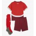 Zwitserland Thuis tenue Kids EK 2024 Korte Mouw (+ Korte broeken)