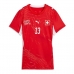 Zwitserland Zeki Amdouni #23 Thuis tenue Dames WK 2026 Korte Mouw